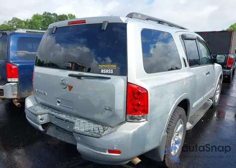 2008 Nissan Armada Se z USA, uszkodzony, nr VIN 5N1BA08D48N603251